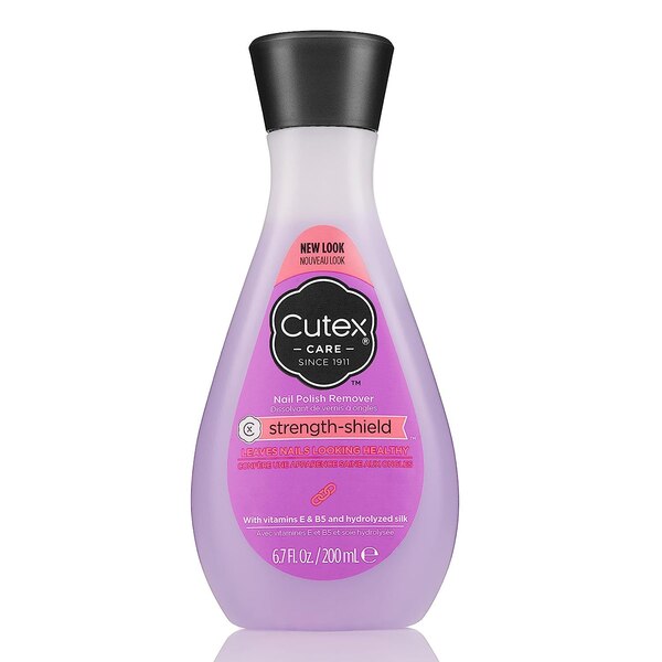 Cutex Strength Shield Nail Polish Remover, Lavender Scent