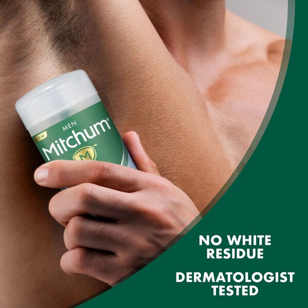 Mitchum Men 48-Hour Triple Odor Defense Antiperspirant & Deodorant Gel Stick, Unscented