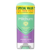 Mitchum Women 48-Hour Triple Odor Defense Antiperspirant & Deodorant Gel Stick, Shower Fresh, thumbnail image