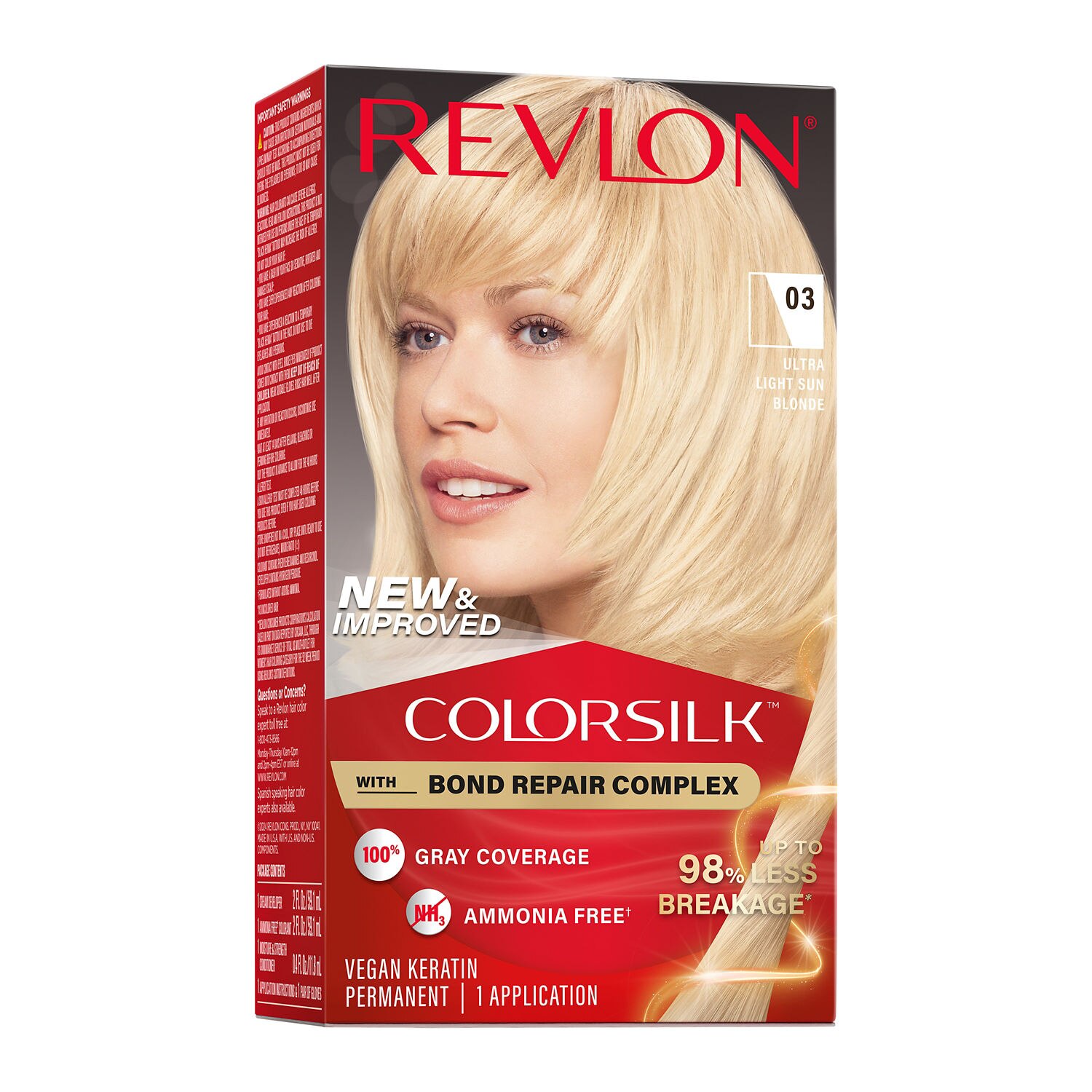 Revlon Colorsilk With Bond Repair Complex Permanent Hair Color
