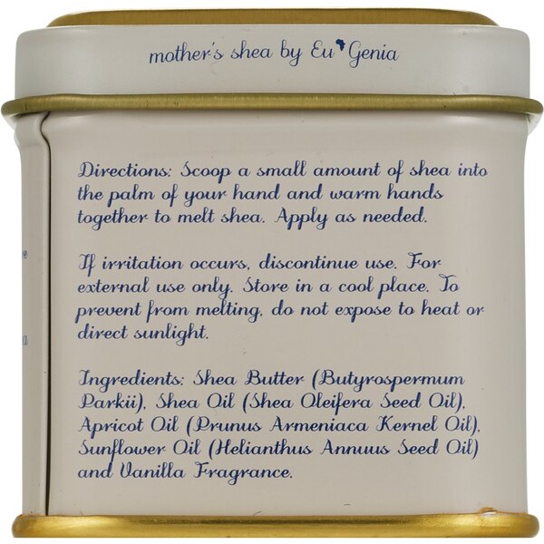 Mother's Shea Vanilla Travel Size Whipped Shea Butter, 2 OZ
