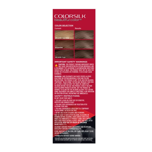 Revlon Colorsilk With Bond Repair Complex Permanent Hair Color