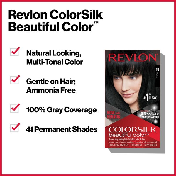 Revlon Colorsilk With Bond Repair Complex Permanent Hair Color