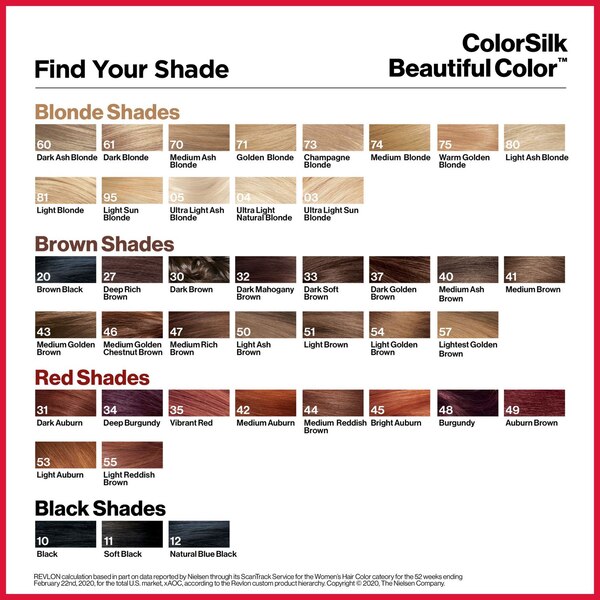 Revlon Colorsilk With Bond Repair Complex Permanent Hair Color