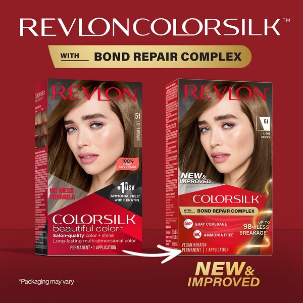 Revlon Colorsilk With Bond Repair Complex Permanent Hair Color