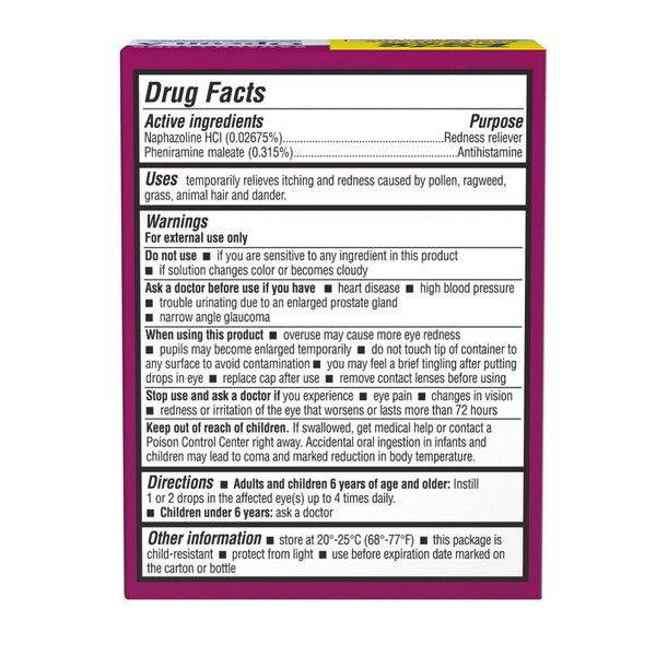 Opcon-A Allergy Relief Eye Drops
