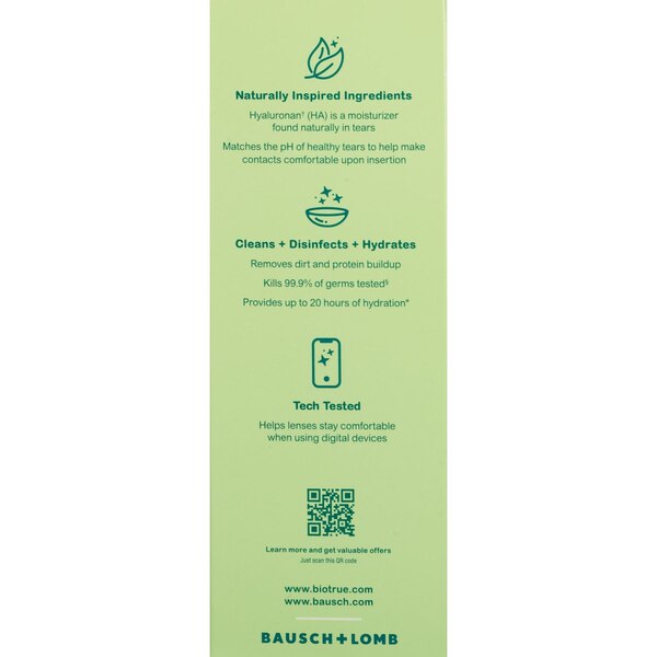 Bio True Multi-Purpose Solution, 10 FL OZ, Twin Pack