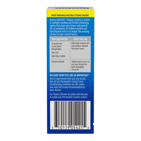Boston Advance Contact Lens Cleaner, 1 FL OZ