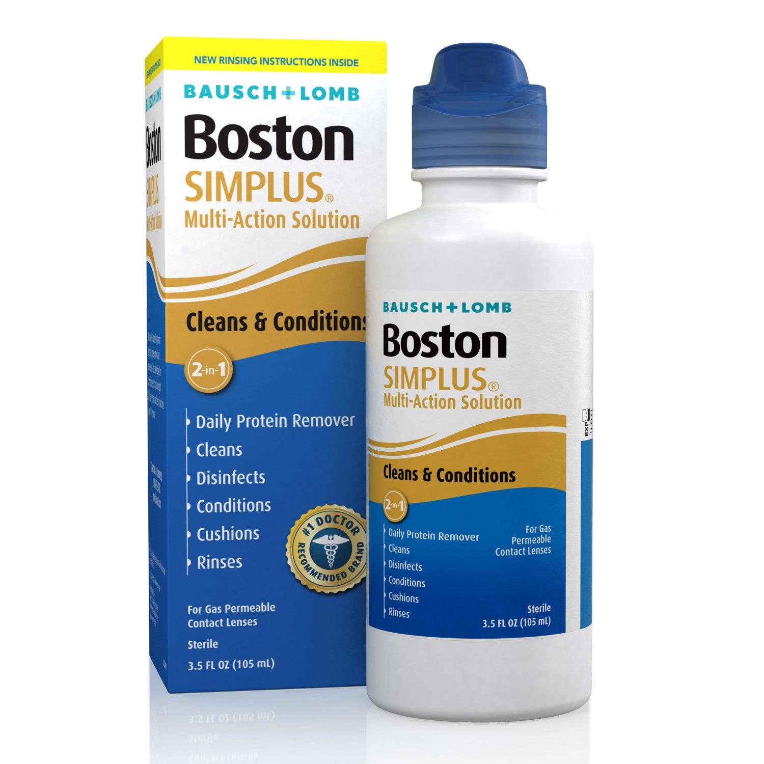 Boston Simplus Multi-Action Solution, 3.5 fl oz
