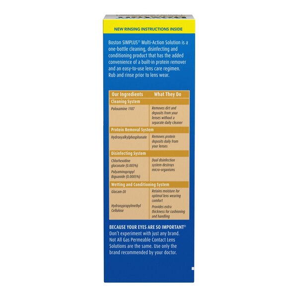Boston Simplus Multi-Action Solution, 3.5 fl oz