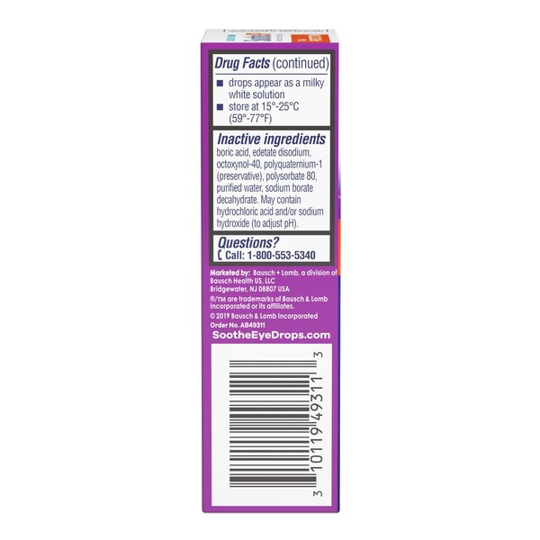 Soothe XP Xtra Protection Lubricant Eye Drops, 0.5 fl oz