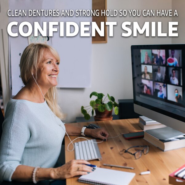 Polident Antibacterial Denture Cleanser, 3 Minute Daily Cleanser, 120 CT