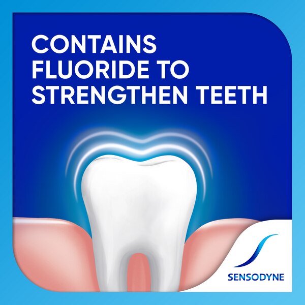 Sensodyne Complete Protection Fluoride Toothpaste for Sensitive Teeth, Antigingivitis, and Cavity Protection