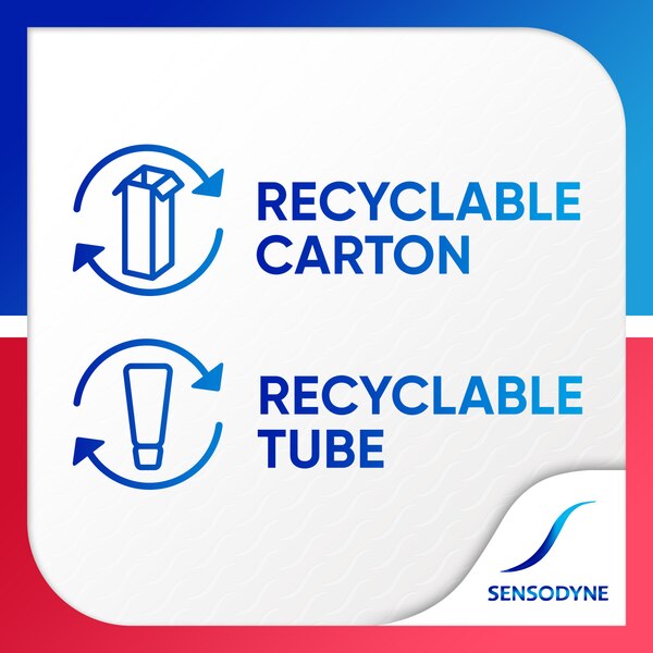 Sensodyne Sensitivity & Gum Whitening Fluoride Toothpaste for Sensitive Teeth, Antigingivitis, and Cavity Protection
