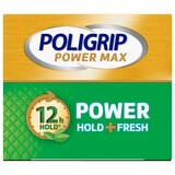 Poligrip Power Max Denture Adhesive Cream, 12 Hour Power Hold + Fresh, Premium Mint, thumbnail image 3 of 5