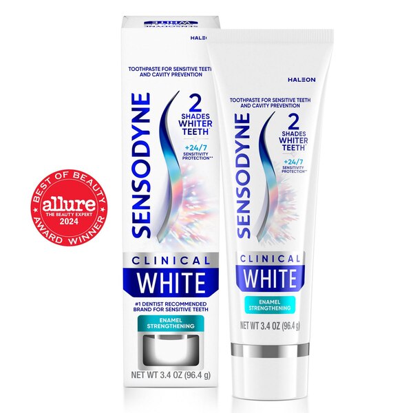 Sensodyne Clinical White Enamel Strengthening Toothpaste, 3.4 OZ