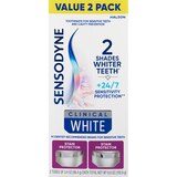Sensodyne Clinical White Stain Protector Toothpaste, 3.4 OZ, 2 Pack, thumbnail image