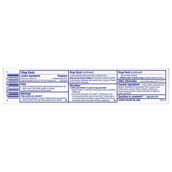 Sensodyne Clinical White Stain Protector Toothpaste, 3.4 OZ, 2 Pack
