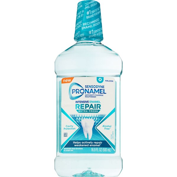 Sensodyne Pronamel Intensive Enamel Repair Mouthwash, Extra Fresh, 16.9 OZ