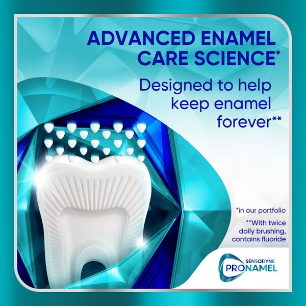 Sensodyne Pronamel Clinical Enamel Strength Toothpaste, Whitening Action, 3.4 OZ