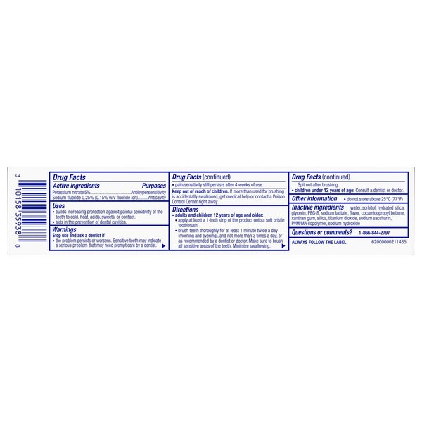 Sensodyne Pronamel Clinical Enamel Strength Toothpaste, Whitening Action, 3.4 OZ