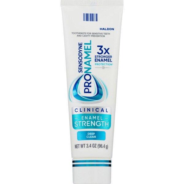 Sensodyne Pronamel Clinical Enamel Strength Toothpaste, Deep Clean, 3.4 OZ