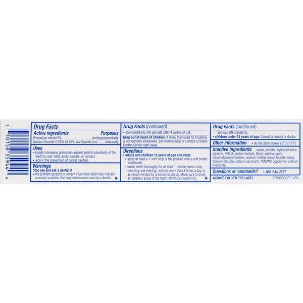 Sensodyne Pronamel Clinical Enamel Strength Toothpaste, Deep Clean, 3.4 OZ