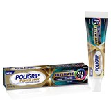 Poligrip Power Max Denture Adhesive Cream, Flavor Free, 2.2 OZ, thumbnail image