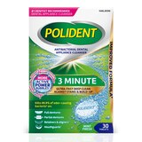 Polident 3 Minute Antibacterial Dental Appliance Cleanser, Mint Fresh, 30 CT, thumbnail image