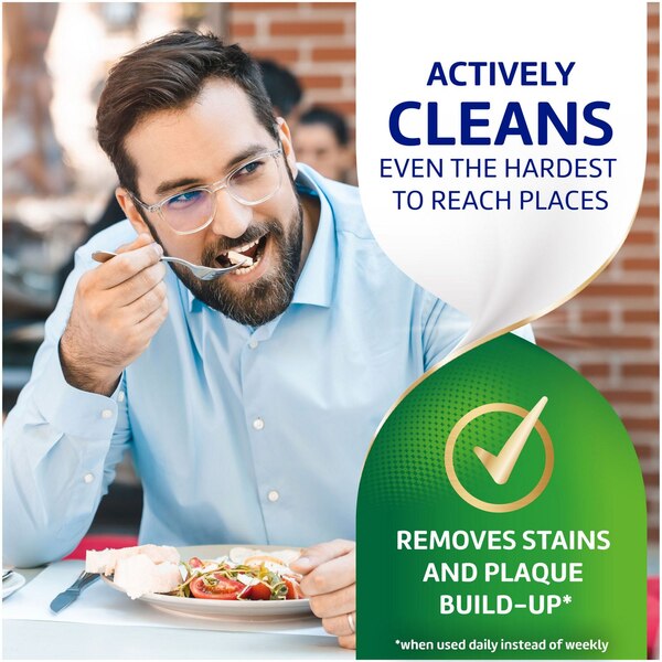 Polident 3 Minute Antibacterial Dental Appliance Cleanser, Mint Fresh, 30 CT