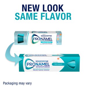 Sensodyne Pronamel Fresh Breath Enamel Protection Toothpaste for Sensitive Teeth and Cavity Prevention, Fresh Wave, 4 OZ, 2 Pack