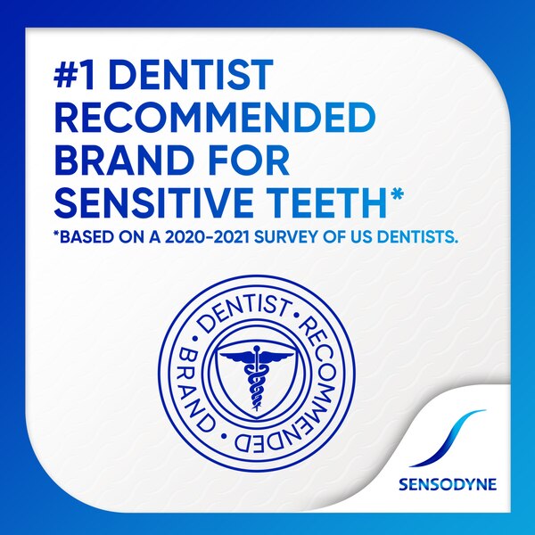 Sensodyne Repair and Protect Fluoride Toothpaste for Sensitive Teeth and Cavity Protection, Extra Fresh, 3.4 OZ