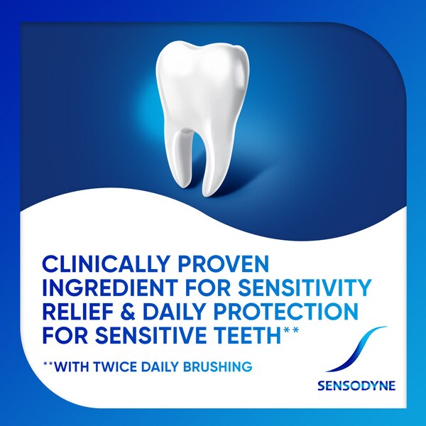 Sensodyne Repair and Protect Fluoride Toothpaste for Sensitive Teeth and Cavity Protection, Original, 3.4 OZ