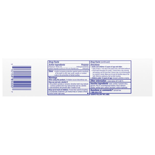 Sensodyne Pronamel Gentle Whitening Enamel Toothpaste for Sensitive Teeth and Cavity Prevention, Alpine Breeze, 4 OZ