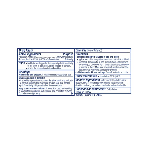 Sensodyne Pronamel Gentle Whitening Enamel Toothpaste for Sensitive Teeth and Cavity Prevention, Alpine Breeze, 4 OZ