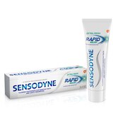 Sensodyne Rapid Relief Sensitive Toothpaste, Extra Fresh, 3.4 OZ, thumbnail image 1 of 9