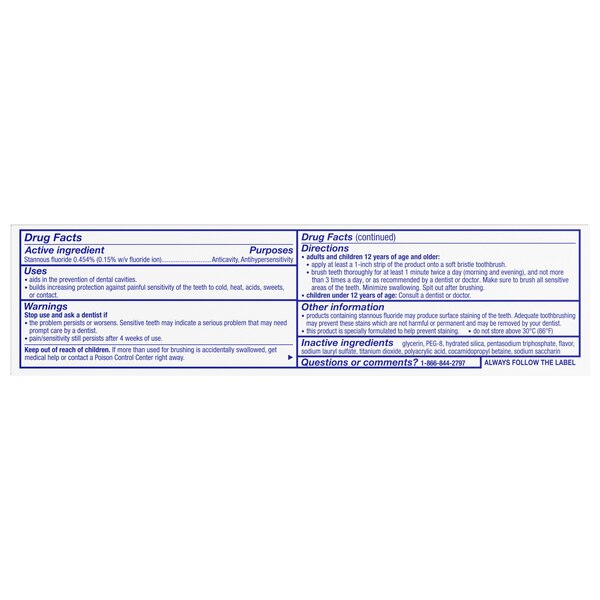 Sensodyne Rapid Relief Sensitive Toothpaste, Extra Fresh, 3.4 OZ