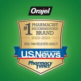 Orajel 2X Medicated Gum Pain Rinse Oral Pain Relief, Soothing Mint, 16 OZ, thumbnail image