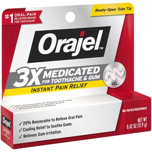 Orajel Instant Oral Pain Reliever Gel, 20% Benzocainel 0.42 OZ