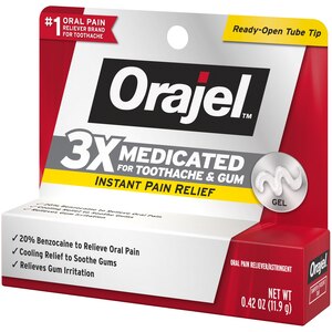 Orajel Instant Oral Pain Reliever Gel, 20% Benzocainel 0.42 OZ