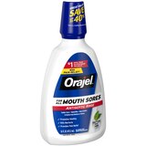 Orajel Antiseptic Rinse for All Mouth Sores, Mint, thumbnail image