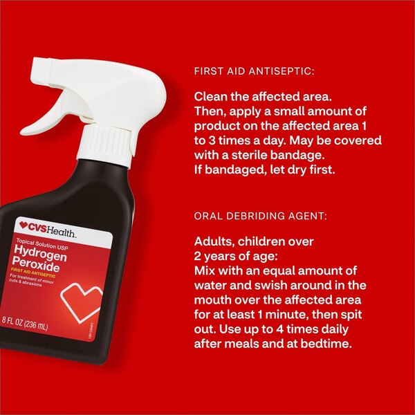 CVS Health Hydrogen Peroxide First Aid & Antiseptic Spray