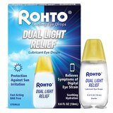 Rohto Dual Light Relief Lubricant Eye Drops, Multi-Symptom Relief, .6 fl oz, thumbnail image