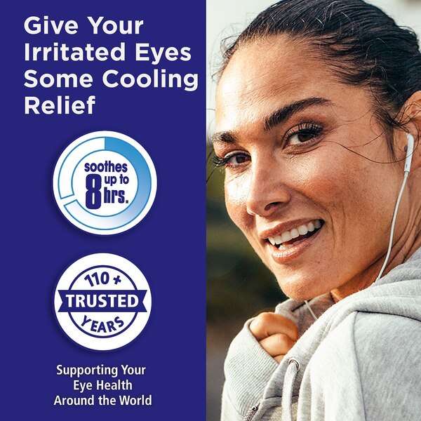 Rohto All-In-One, Redness Reliever, Cooling Eye Drops, Multi-Symptom Relief, 0.4 fl oz