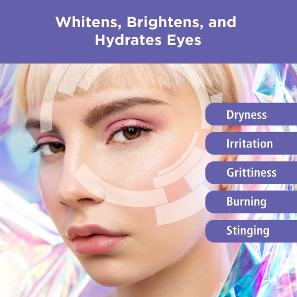 Rohto Optic Glow Redness Reliever, Whitening, Lubricant Eye Drops, 0.4 fl oz 