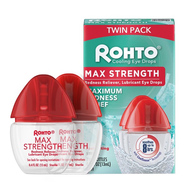 Rohto Max Strength Cooling Redness Reliever Eye Drops