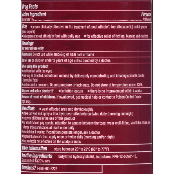 Tinactin - Tratamiento antifúngico líquido para el pie de atleta, en spray, 5.3 oz