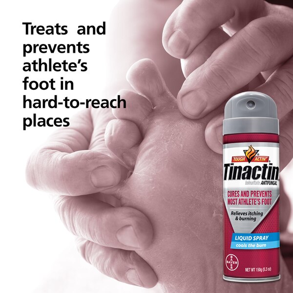 Tinactin - Tratamiento antifúngico líquido para el pie de atleta, en spray, 5.3 oz