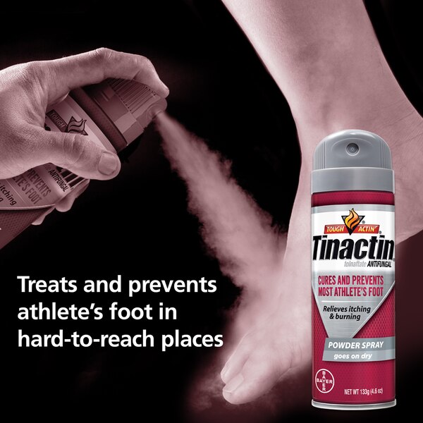 Tinactin Athlete's Foot Antifungal Treatment Powder Spray, 4.6 OZ