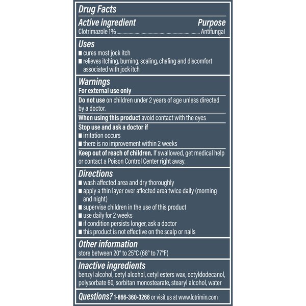 Lotrimin AF Jock Itch Antifungal Cream, .42 OZ